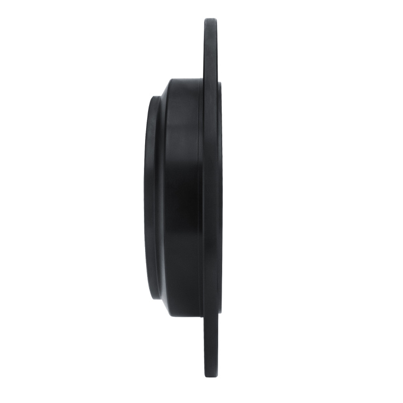 Honda Ridgeline Brake Rotor (1) - Rear Left - R1 Concepts - Drilled & Slotted - Black - `16-`25